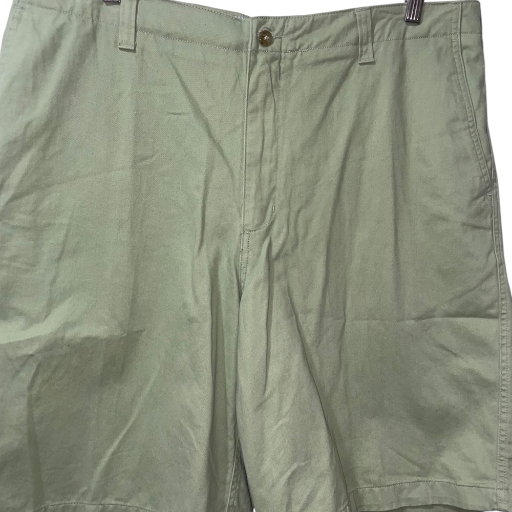 NEW Men's Club Room Green Clover Chino Short Adult Sz W 30 Inseam 10 100% Cotton - Picture 3 of 9
